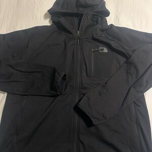 The North Face Black Performance Jacket with Full Zip and Technical Fabric